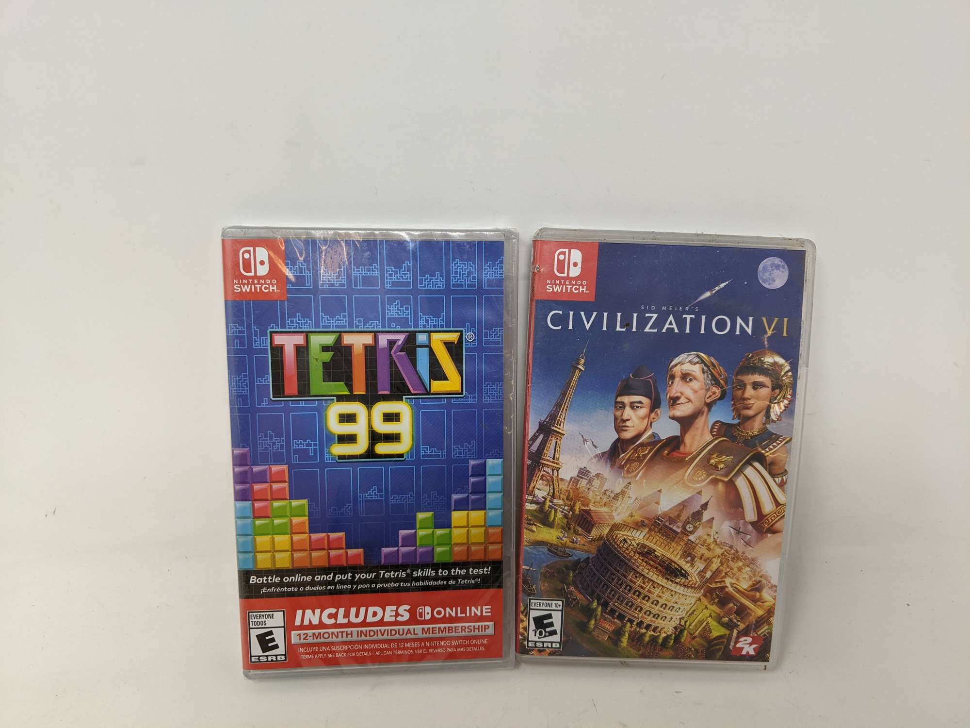 Assortment of 2 Nintendo Switch Games - Including Tetris 99