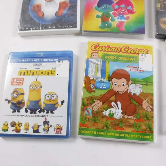 Assortment Of Movies: Minions (Blu-Ray + DVD + Digital HD
