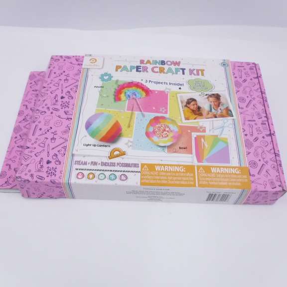 Goldie Blox Rainbow Paper Craft Kit, with 3 Projects Inside Dutch Goat
