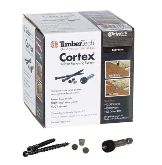 Cortex Hidden Fasteners Timber Tech Cortex Hidden Fastening System - Dutch Goat