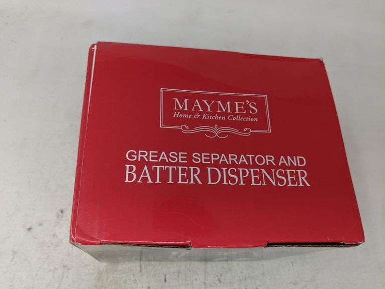 Mayme's Home and Kitchen Collection Grease Separator and Batter