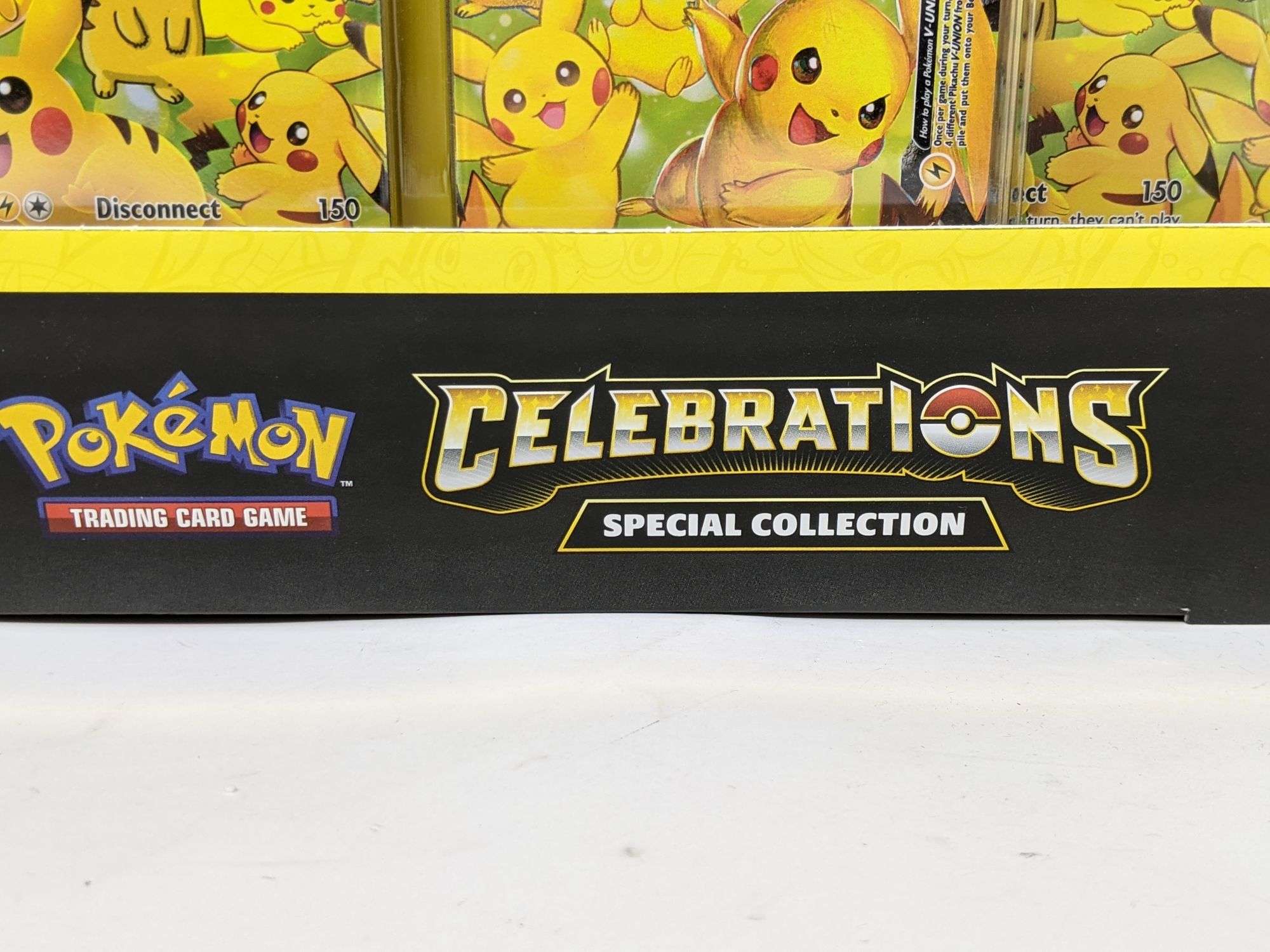 pokémon trading card game celebrations special collection pikachu v union Amazon.com: Pokemon TCG: 25th Anniversary Pikachu V Union Collection : Toys  & Games