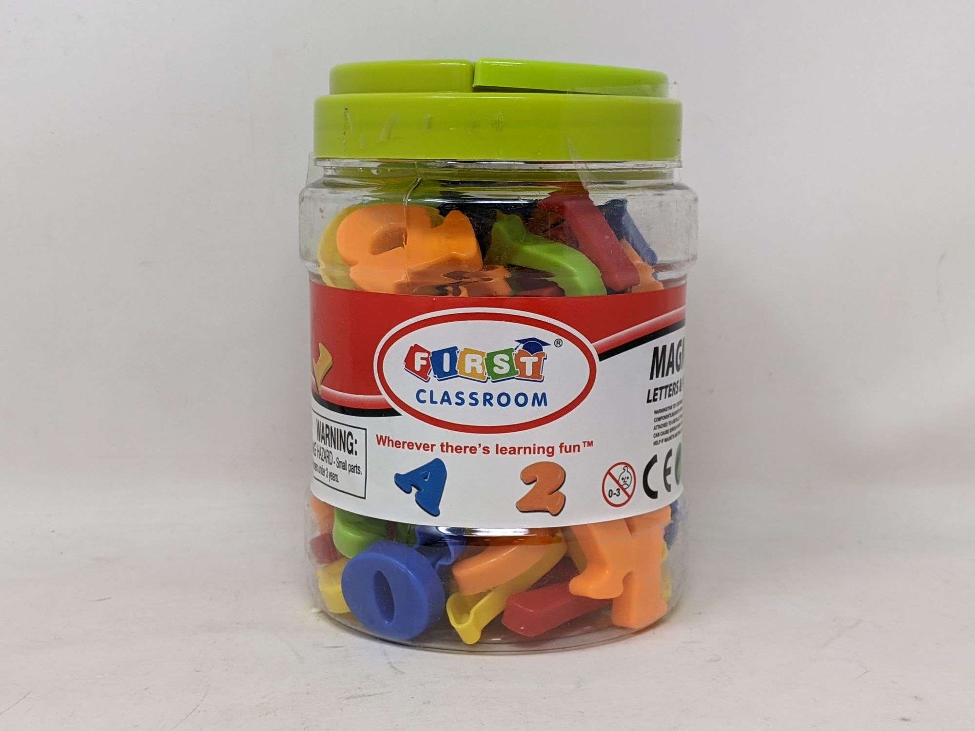 kandy toys 52 Magnetic Letters & numbers In A Handy Tub