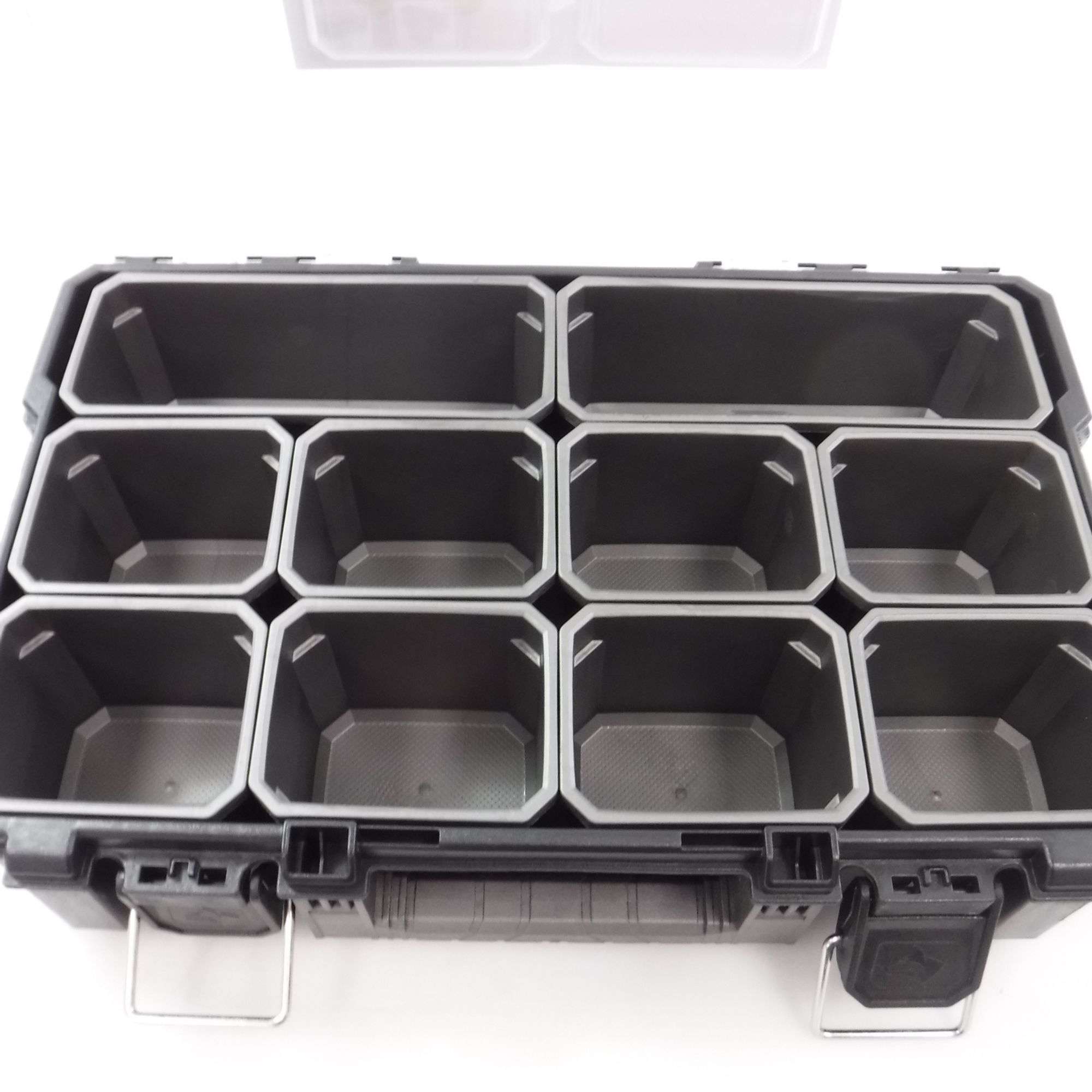 Husky 10 Compartment Interlocking Small Parts Organizer 18