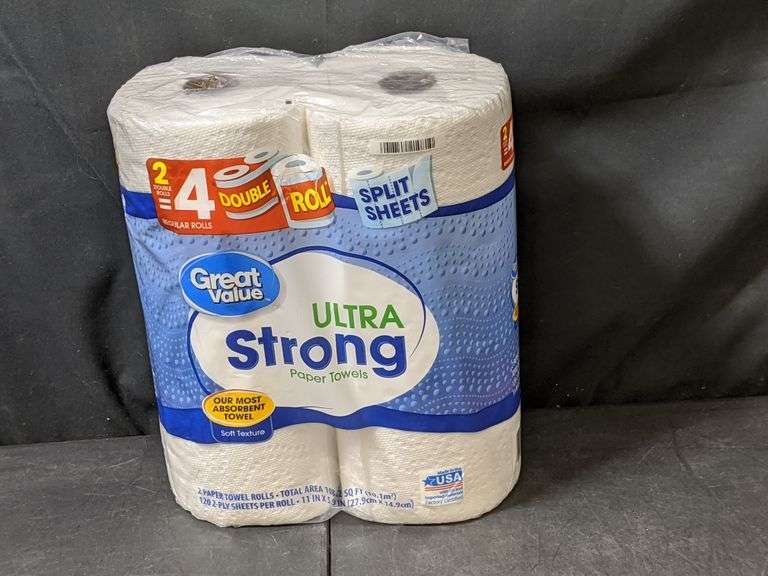 Great Value Ultra Strong Paper Towels (2 Pack) Dutch Goat