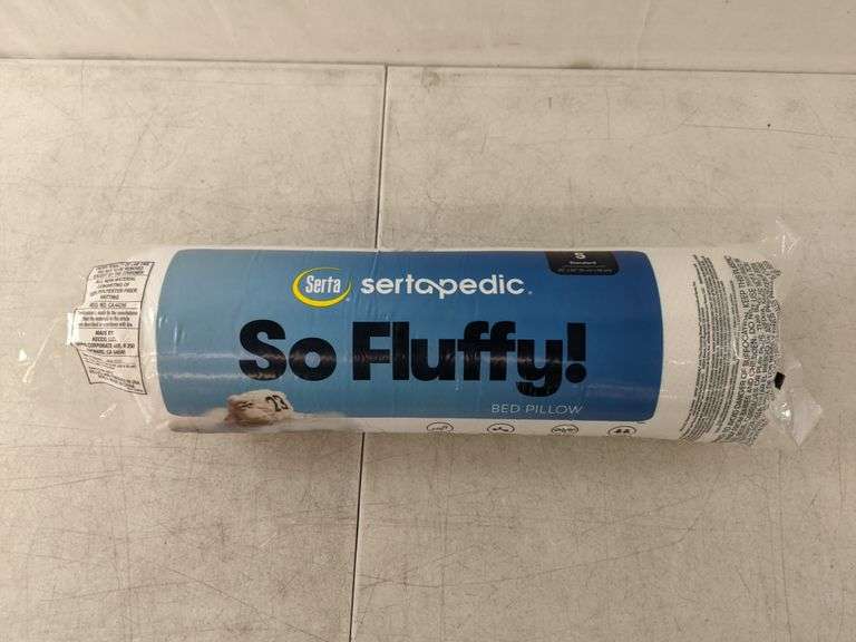 Serta Sertapedic So Fluffy! Bed Pillow White, Standard Size Dutch Goat