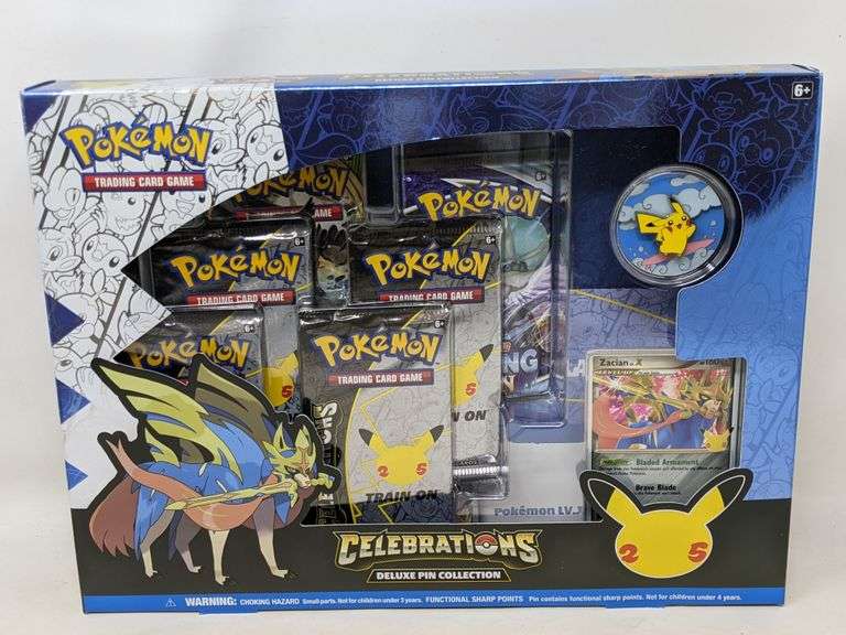 Lot of 2 Pokémon Trading Card Game Celebrations Deluxe Pin