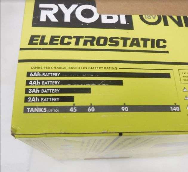 TOOL ONLY Ryobi PSP02B 18V Cordless Handheld Electrostatic Sprayer