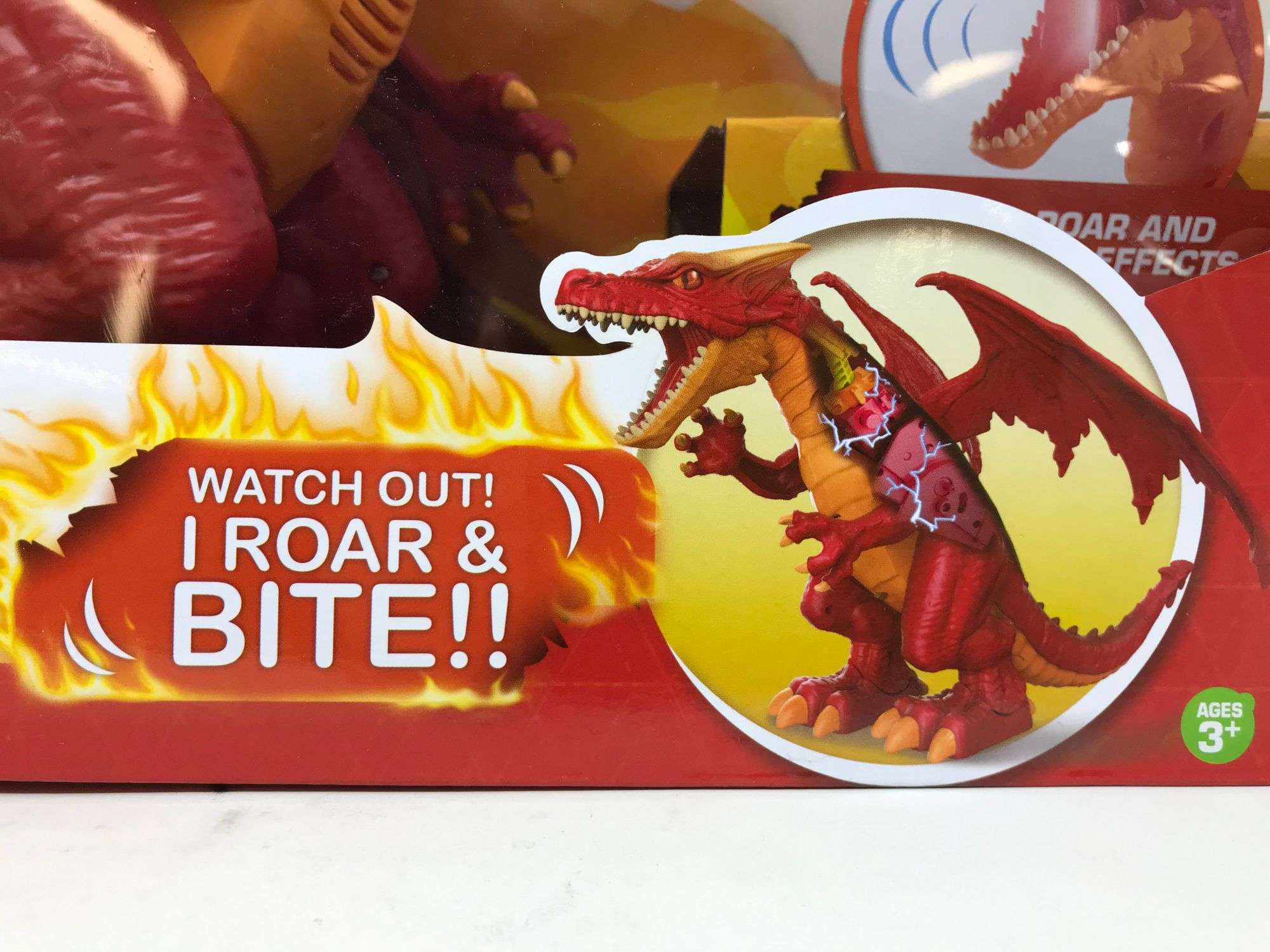 Dragon Robot Cracheur De Feu Robo Alive – Rugissements, Mouvements Réalistes Et Effets LED, Pile 3 AAA