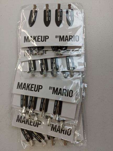 Makeup By Mario Black Logo Hair Clips Makeup By Mario | Accessories | Makeup By Mario Hair Styling  main image 3