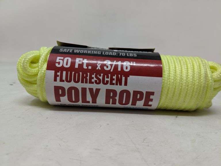 Haulsafe Rope Haul Master Safe Working Load 70 lbs 50 ft x 3/6