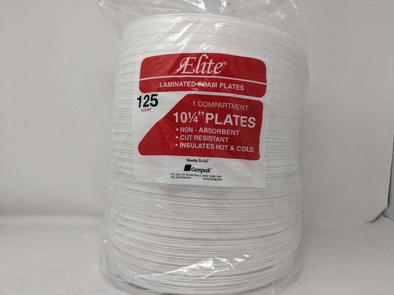 Elite Laminated Foam Plates Dutch Goat
