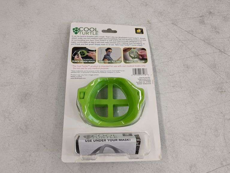 Cool Turtle Mask Accessory Green, 6 Pack Dutch Goat