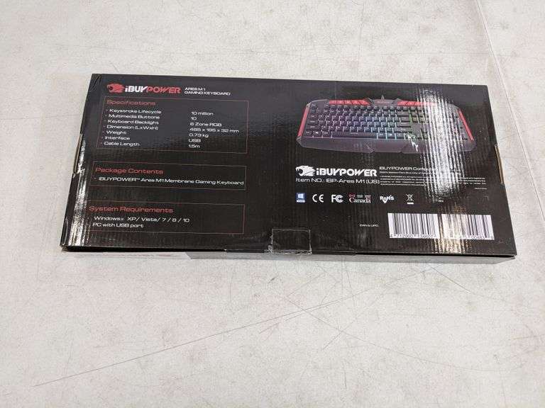 Ibuypower Keyboard M1 iBuyPower ARES M1 Gaming Keyboard - Dutch Goat