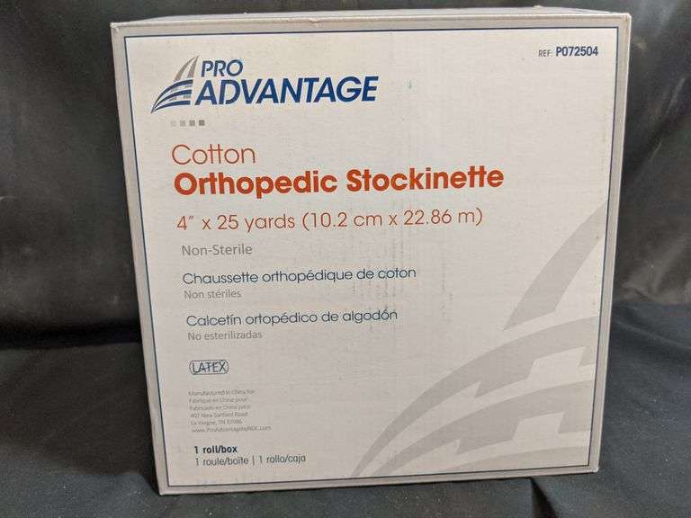 Pro Advantage Cotton Orthopedic 4" x 25 Yards Non Sterile 1