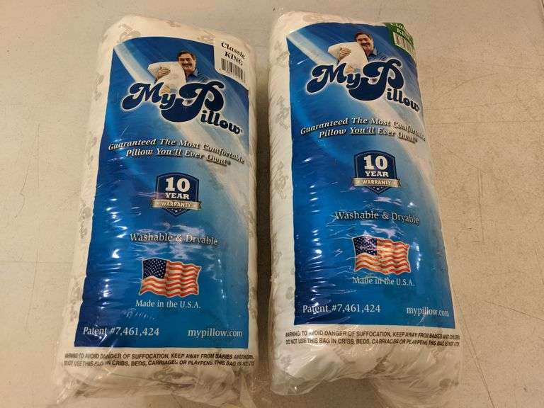 Lot of 2 Classic King My Pillow Dutch Goat