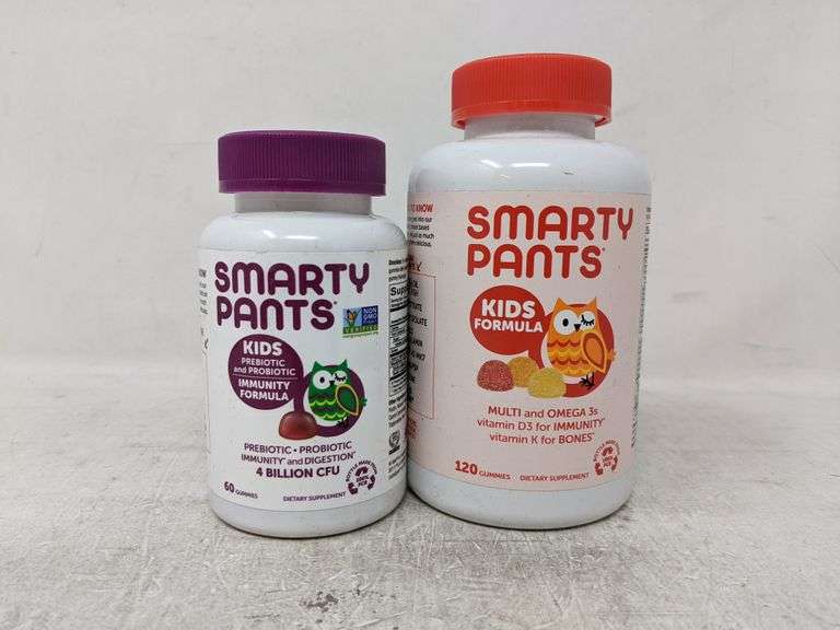 Assortment of 2 Smarty Pants Kids Probiotic and Multivitamins - Dutch Goat