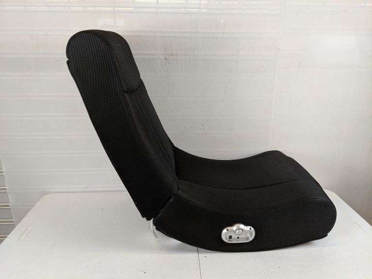 X Rocker Play 2.0 Wired Floor Rocking Gaming Chair Black Dutch Goat