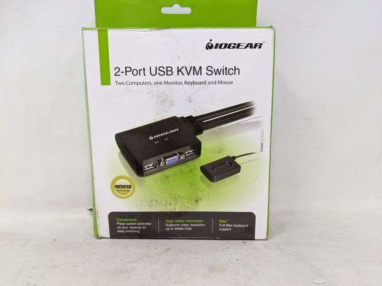 Iogear 2Port USB KVM Switch Dutch Goat