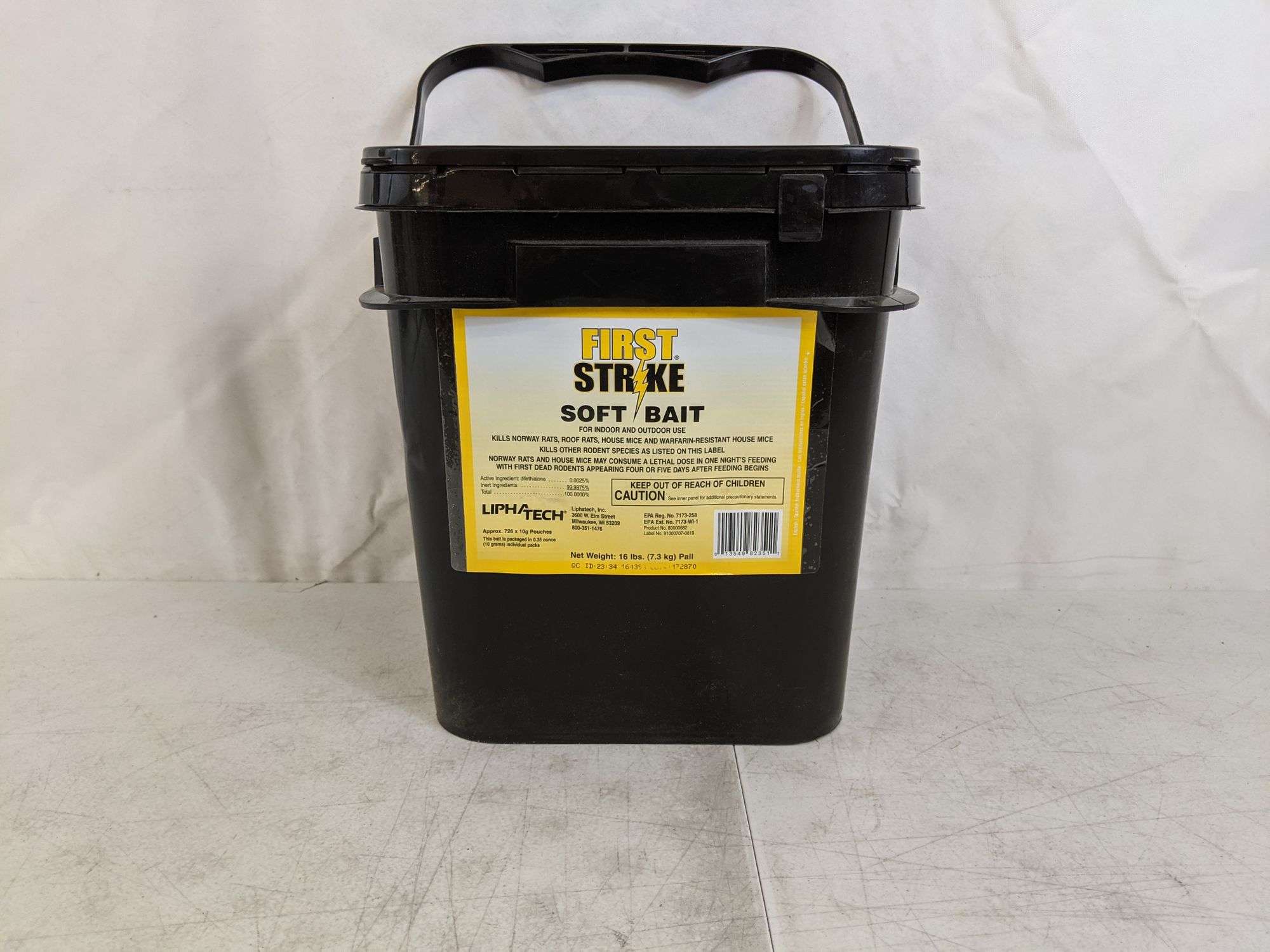 First Strike Soft Bait (Rat, Mouse Poison) 16lb - Dutch Goat