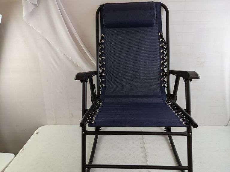 Best Choice Products Foldable Zero Gravity Rocking Mesh Patio Recliner