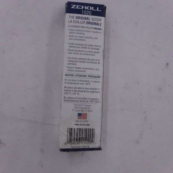 Zeroll 1020 The Original Ice Cream Scoop Heat Conductive Fluid In
