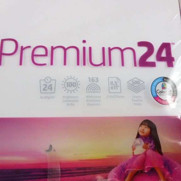 Assortment Of Paper: HP Premium 24lb Paper, 500 Sheets; And Hammermill ...