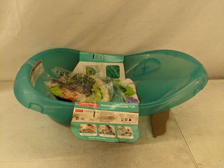 Fisher Price Bath Tub with Tub Toys Dutch Goat