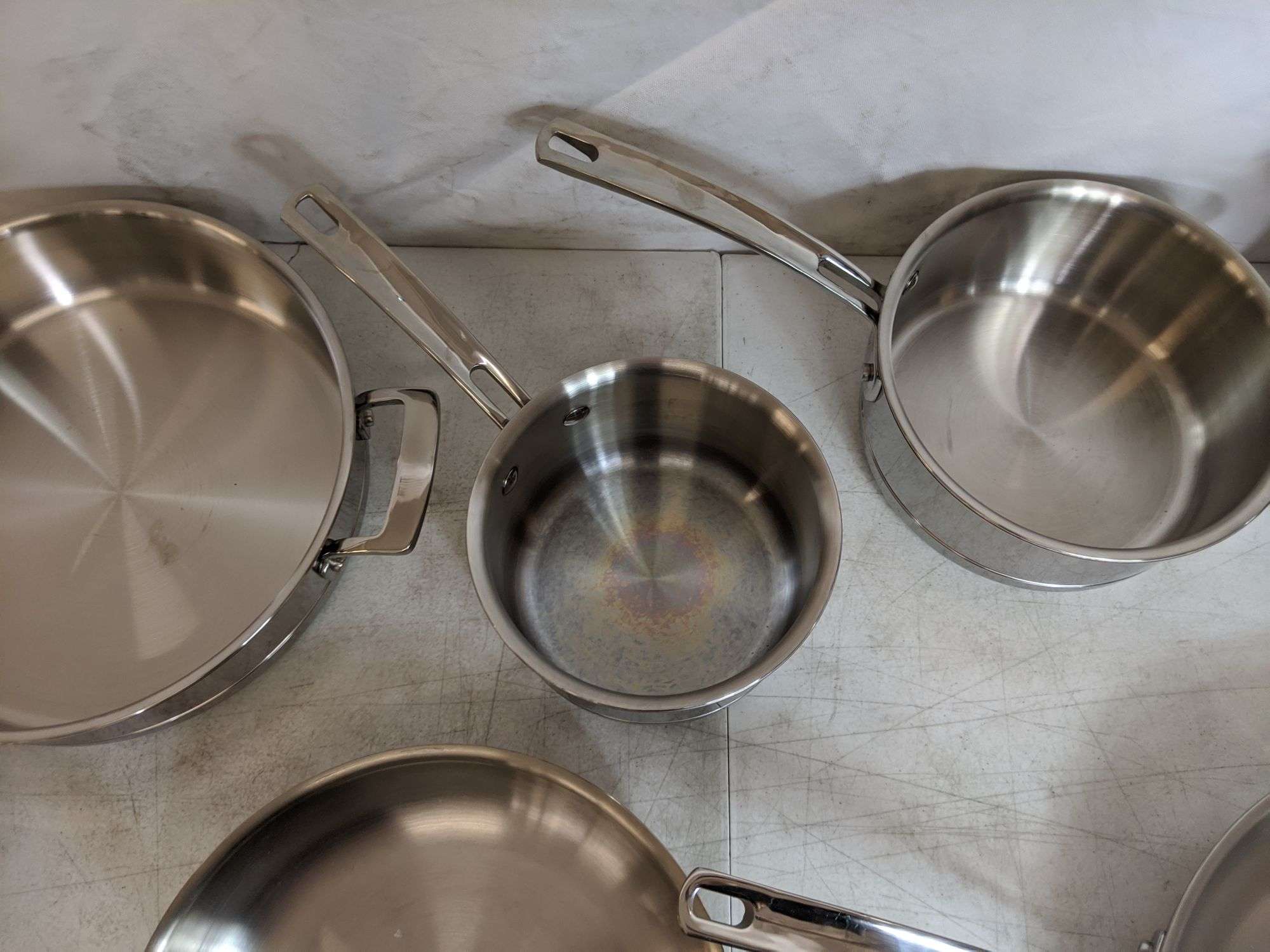 Kirkland Signature 5-Ply Clad Stainless Steel Cookware Set - 10