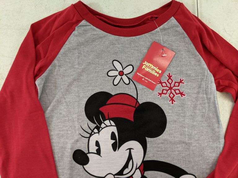 Girls Disney Minnie Mouse Night Gown Size 6 with Matching Doll Dress Fits  18" Doll - Dutch Goat
