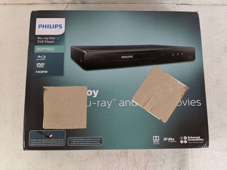 Philips BluRay Disc/ DVD Player with HDMI Input Dutch Goat