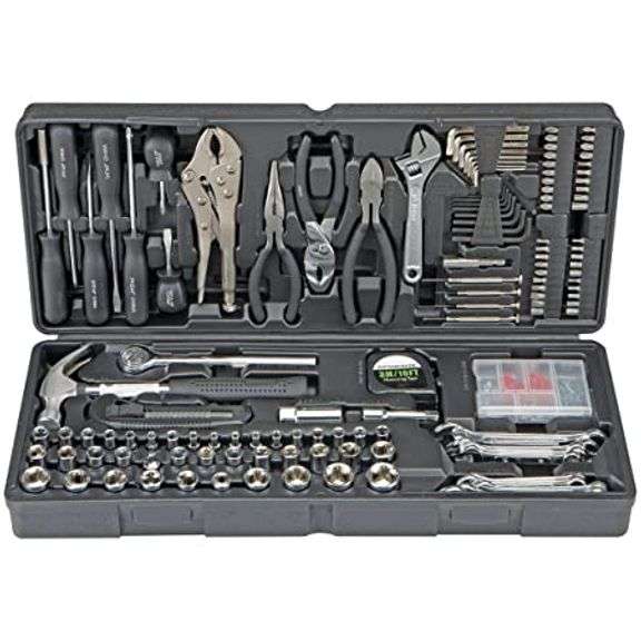 Pittsburgh 130 Piece Tool Kit With Case Dutch Goat