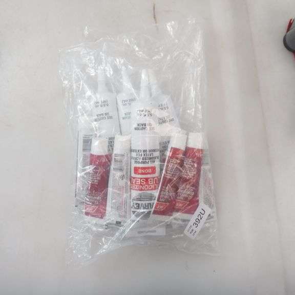 Lot Of 4 Harvey Siliconized Tub Seal Bone, All Purpose Siliconized