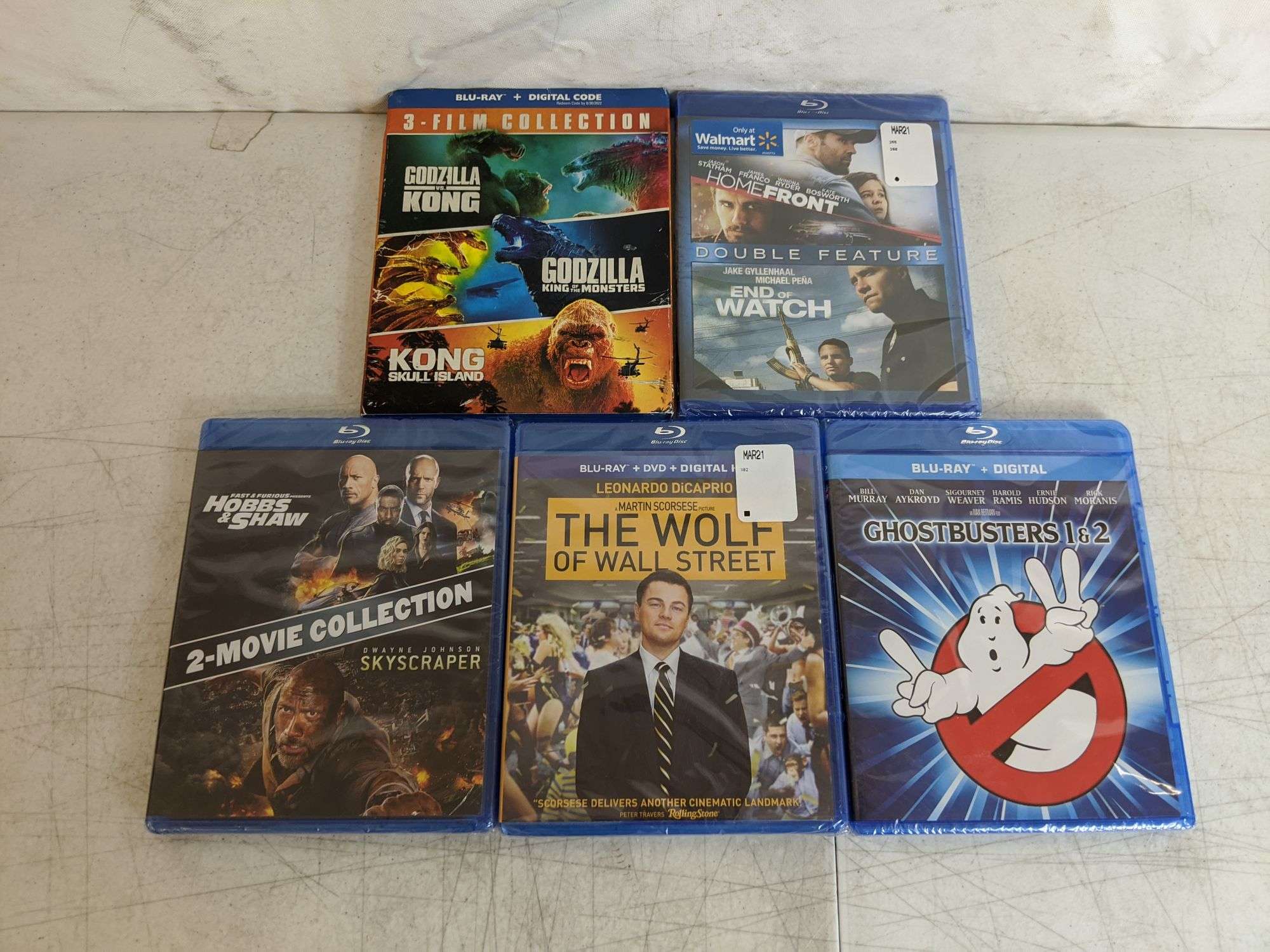 Assortment of 10 - Assorted Movie Collections BLU-RAY DVDs - Dutch