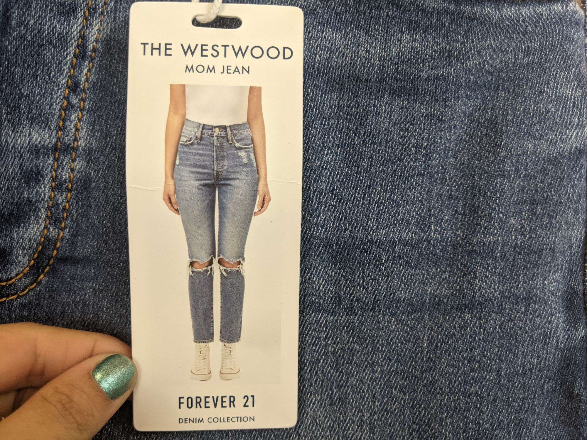 Women's Forever 21 Westwood Mom Jean - Size 27 - Dutch Goat
