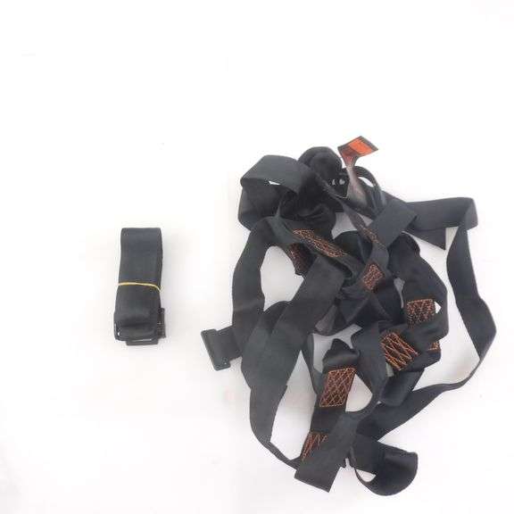 Fall Arrest System Back Harness For Hunting, One Size Fits Most, 300lb Weight Limit, Black