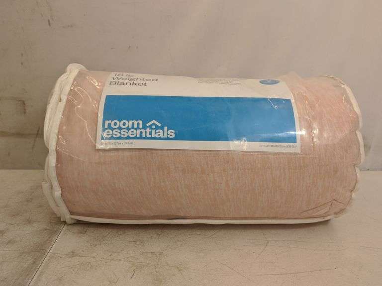 Room Essential Weighted Blanket Blush 18 lbs, 50" x 70" Dutch Goat