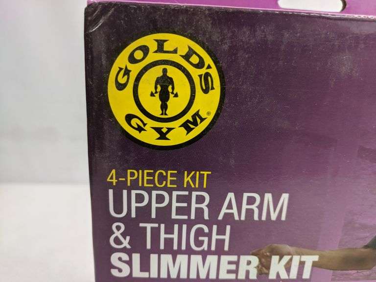 Gold's Gym Upper Arm and Thigh Slimmer Kit 4 Piece Kit Dutch Goat