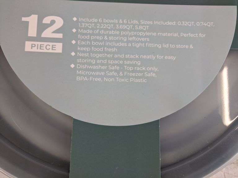 Cook with Color Mixing Bowl Set 12 Pieces Dutch Goat