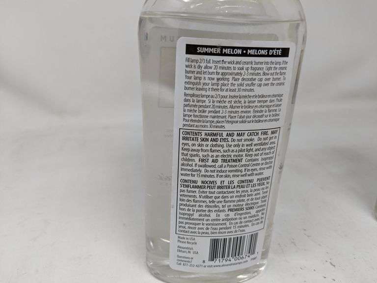 Lot of 3 Alexandria's Art for the Senses Fragrance Liquid Summer