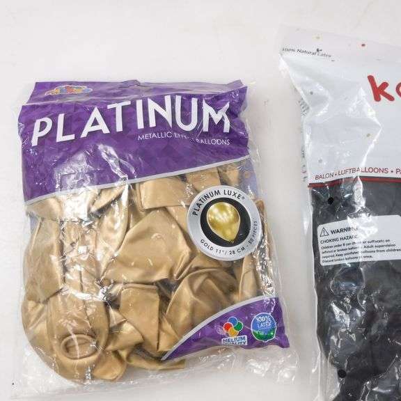 Assortment Of Balloons Kalisan Balloon 12" Black Color 100/Pack and