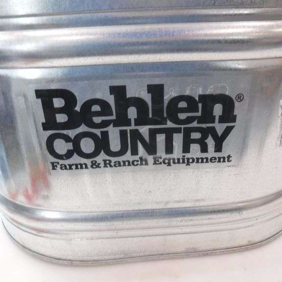 Behlen Country 80 Gallon Galvanized Round End Stock Tank - Dutch Goat