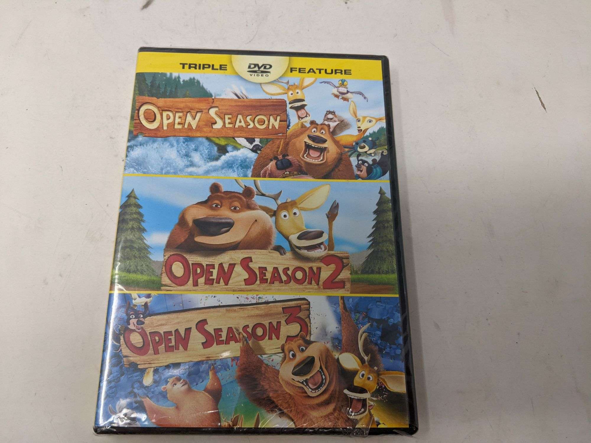 DVD Video Triple Future, Open Season 1-3 Rated PG - Dutch Goat