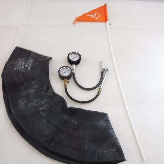 Assortment Of Tubes, Tires and Air Pressure Gauges See Pics For More