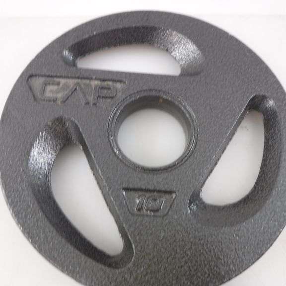 Paire de plaques de poids haltères Weider Grip taille standard 20 lb au