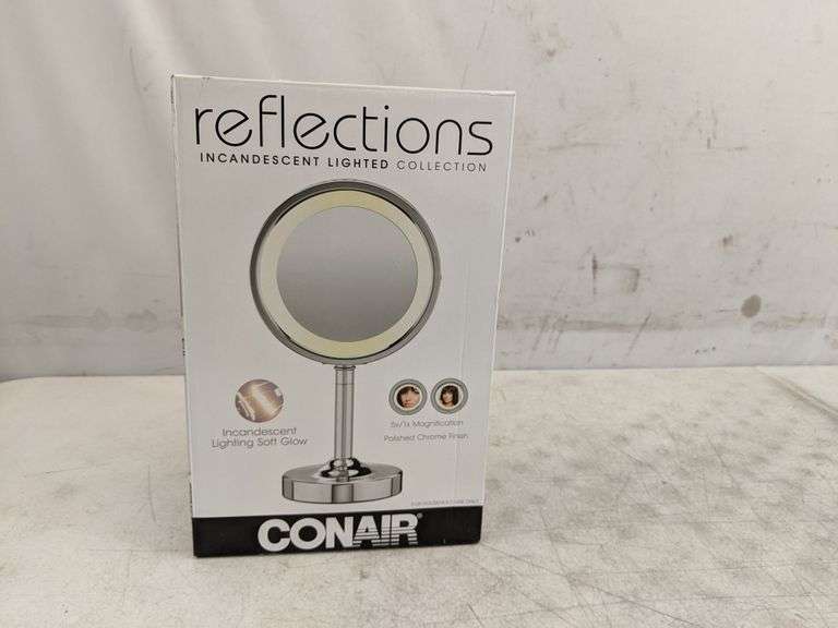 Conair Reflections Incandescent Lighted Collection Mirror Dutch Goat