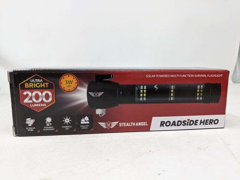 Stealth Angel Roadside Hero Solar Powered Multi Function Survival