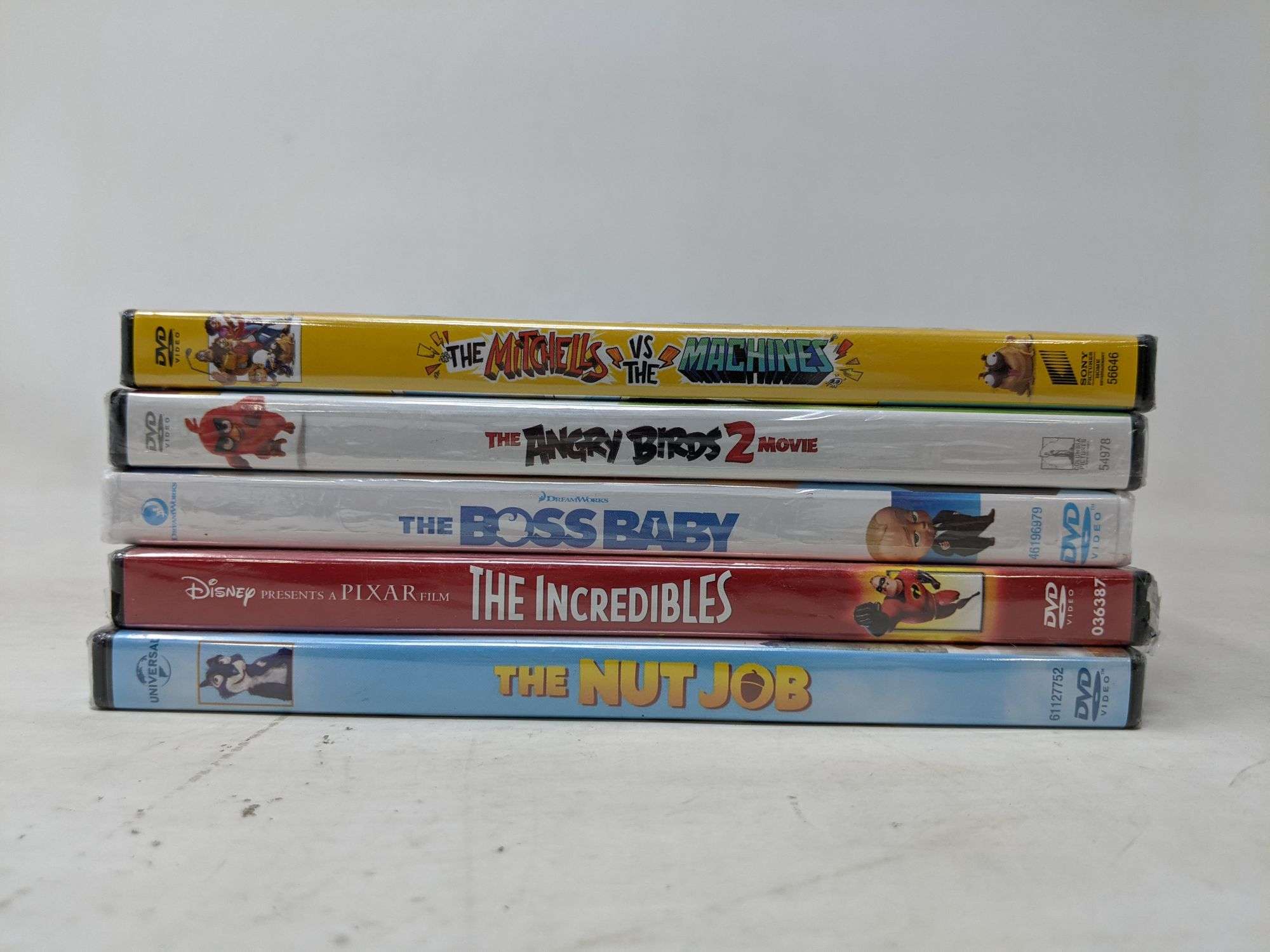Assortment of 5 Children's DVD Movies - Assorted Ratings - Dutch Goat