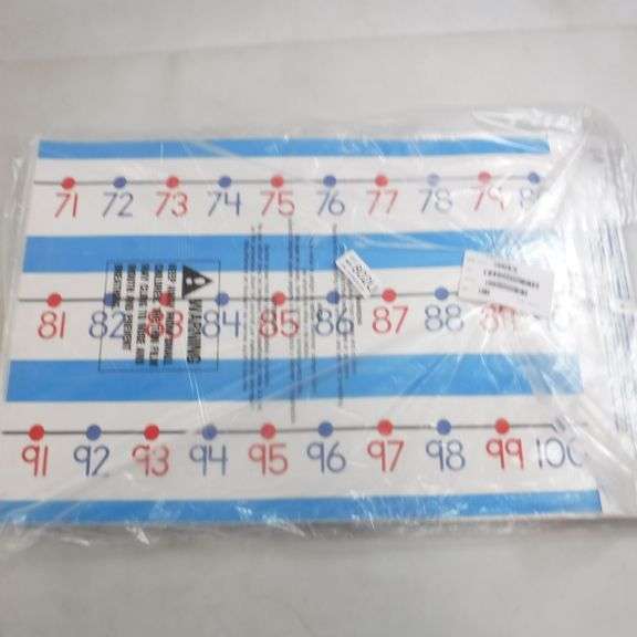 Carson Dellosa Number Line Bulletin Board Set Border Strips With Color