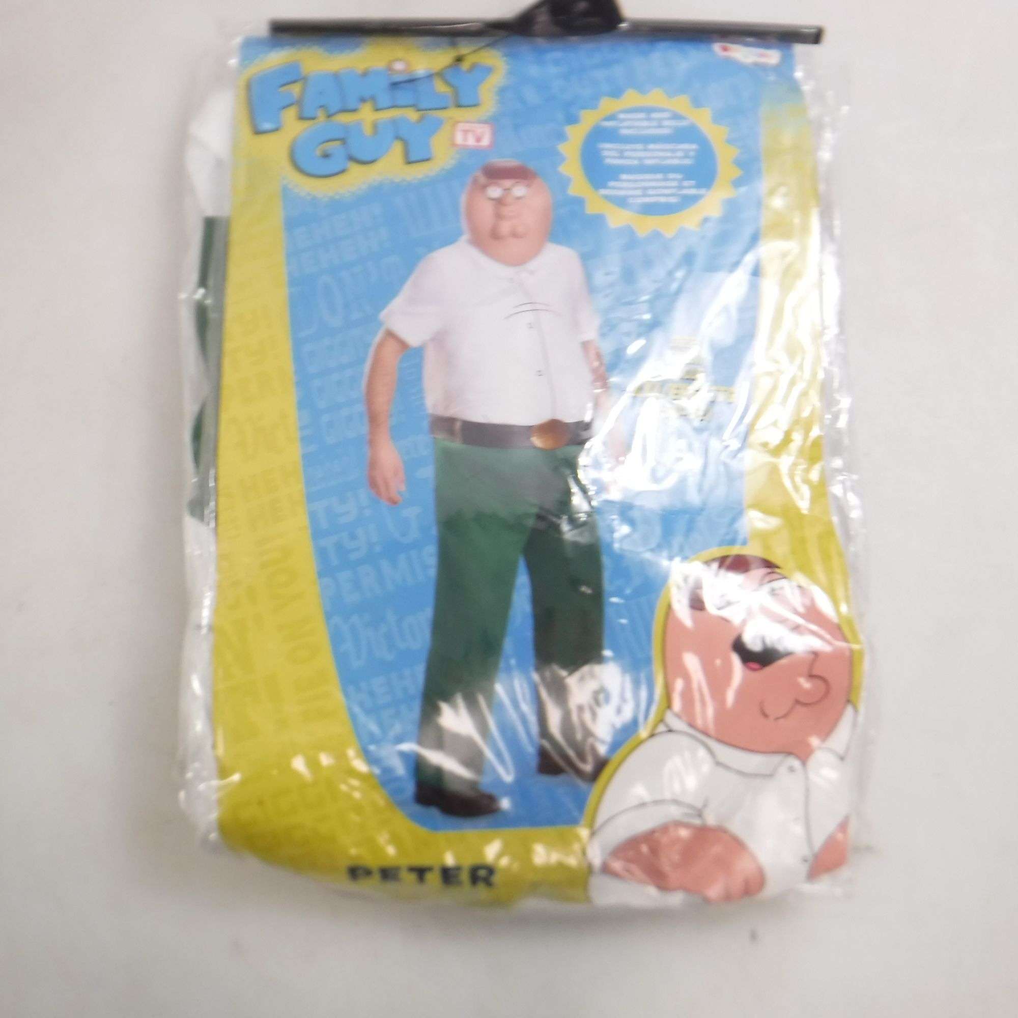 T-shirt Vintage Family Guy Peter Griffin - Fox 2005 - Taille XL - Bleu